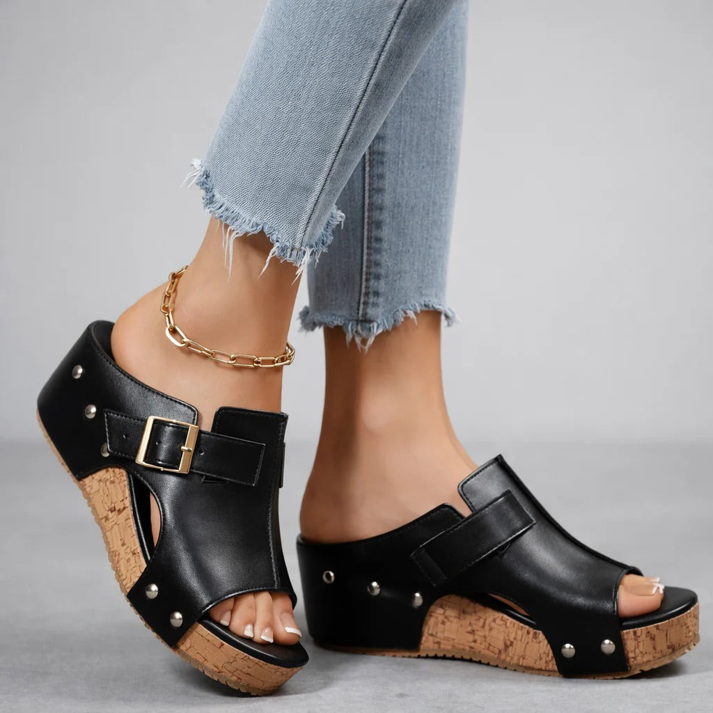 Albie - Stilvolle Plateau-Sandalen