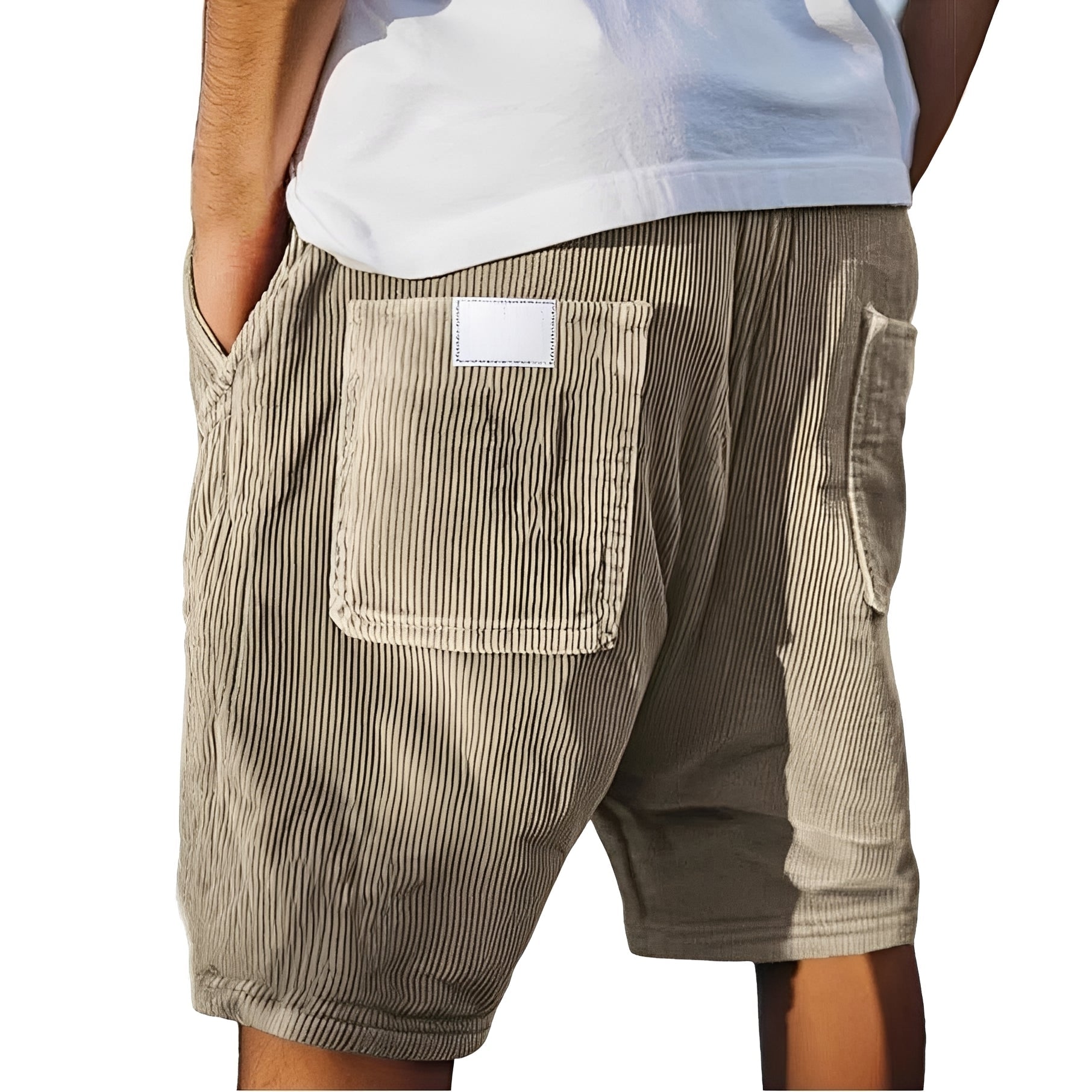 Ritchie - Lässige Shorts im gestreiften Look