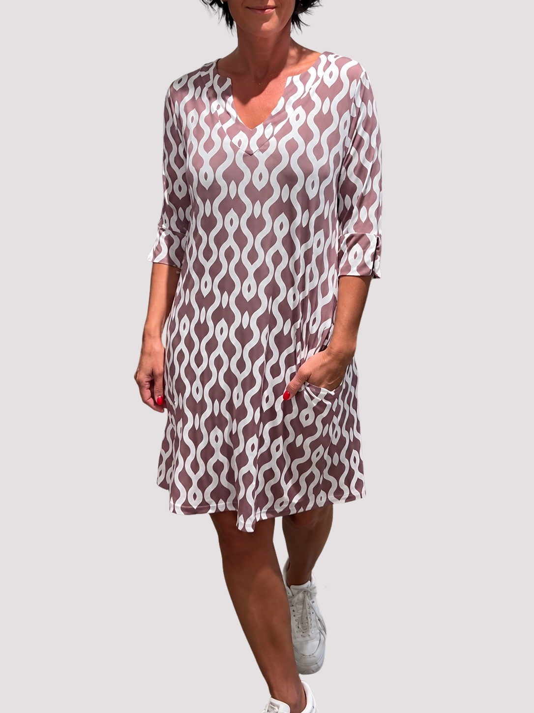 Jazmin - Lockeres Midikleid mit Rüschen