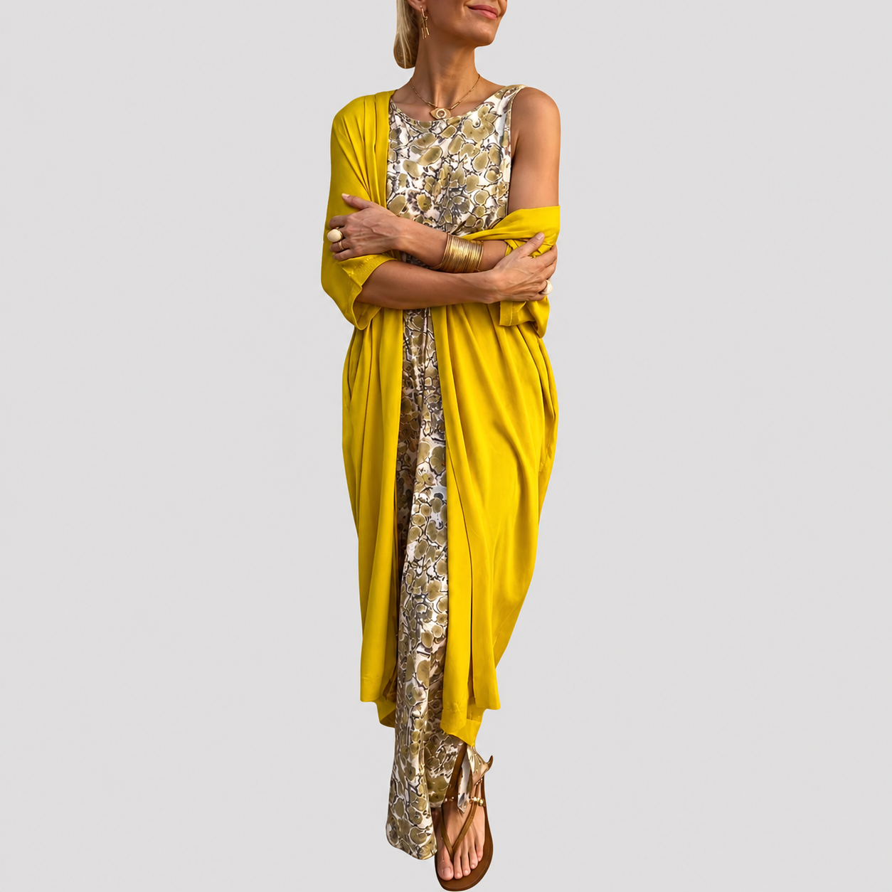 Hanna - Unkompliziertes Zweiteiliges Kleid-Set