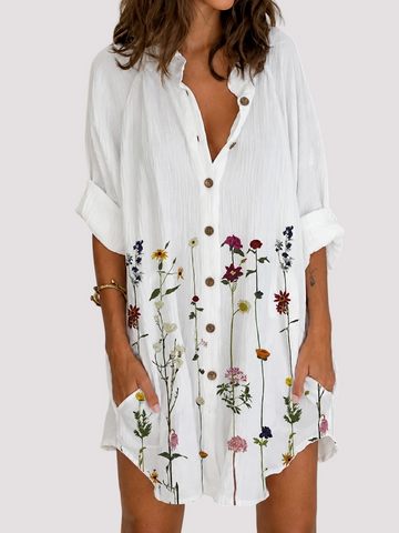 Esha - Schickes Langarmkleid