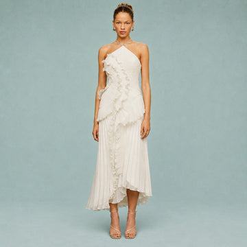 Roxan - Schlichtes Ein-Schulter-Maxikleid