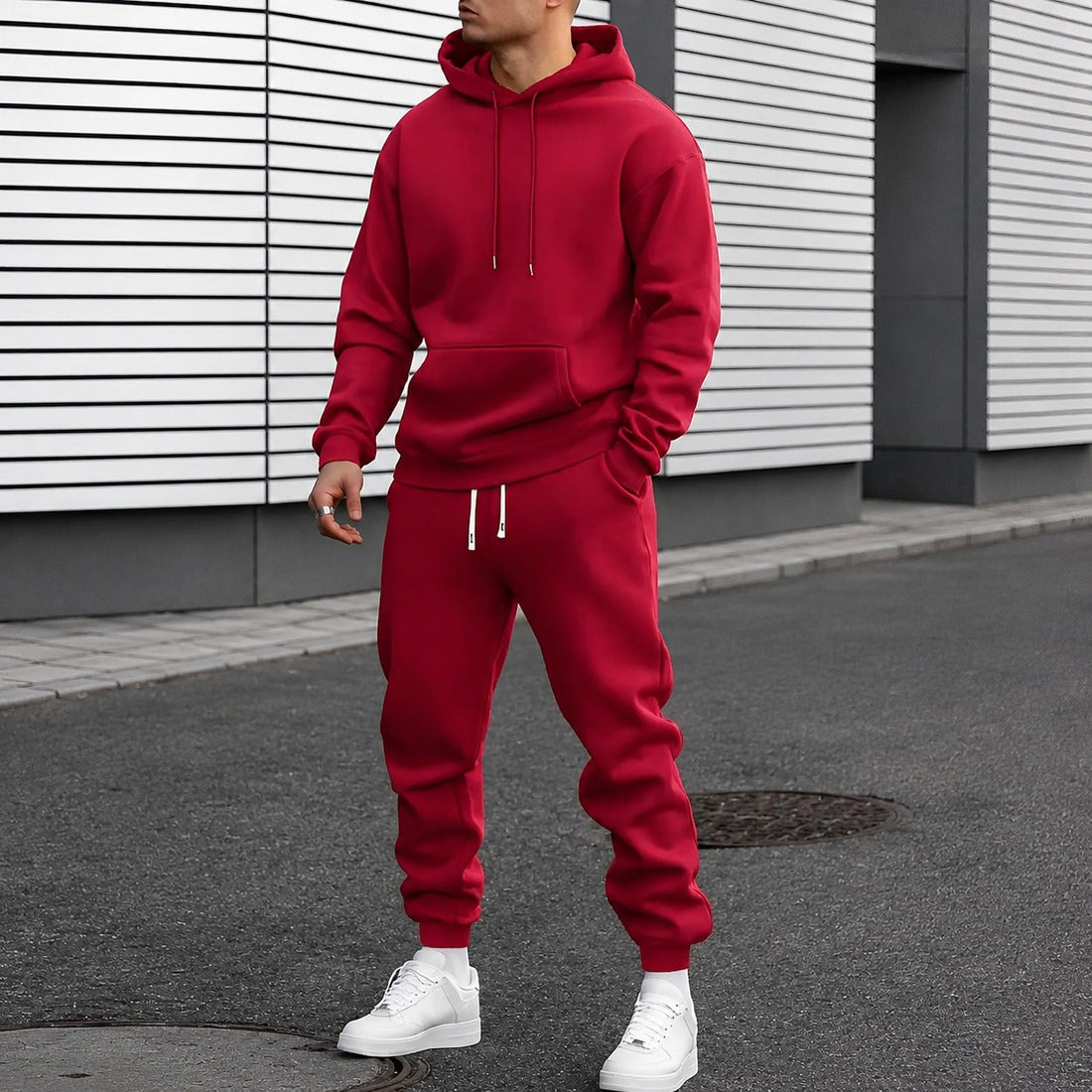 Arvel - Bequemes Hoodie-Trainingsanzug-Set für Herren