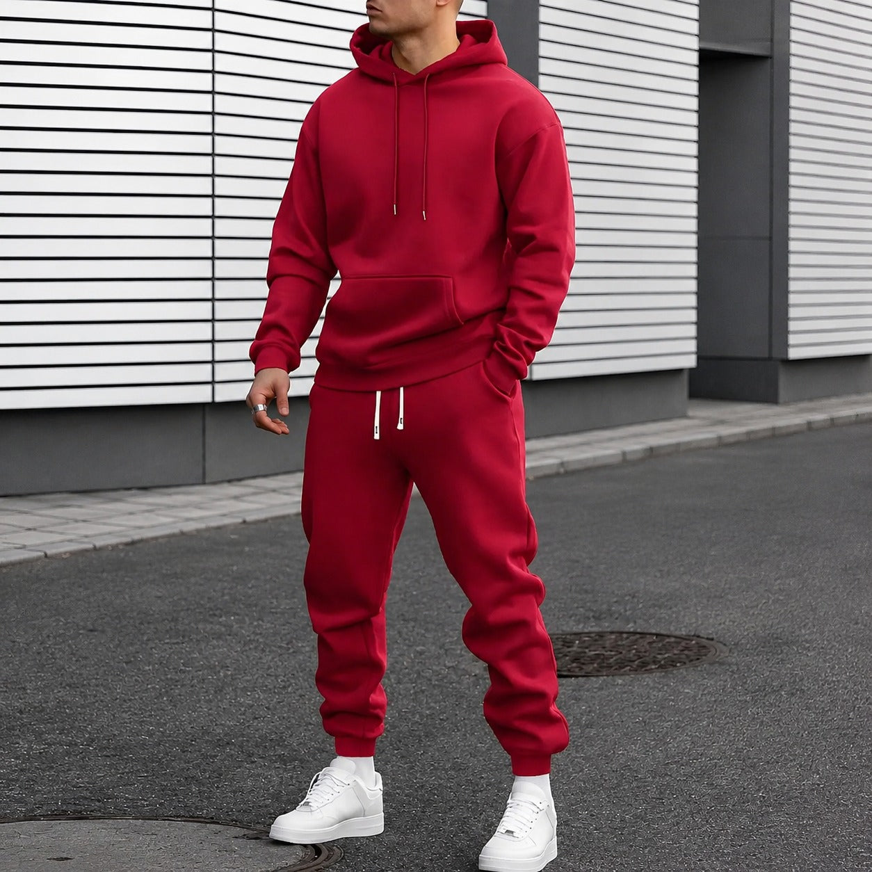 Arvel - Bequemes Hoodie-Trainingsanzug-Set für Herren