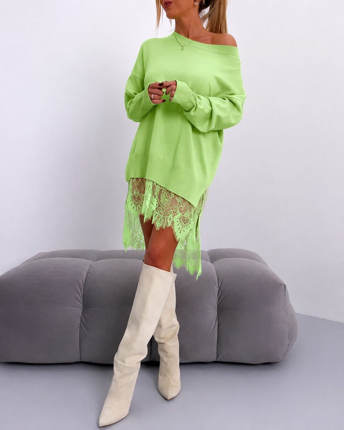 Eleanor - Schickes Kleid mit schulterfreiem Design