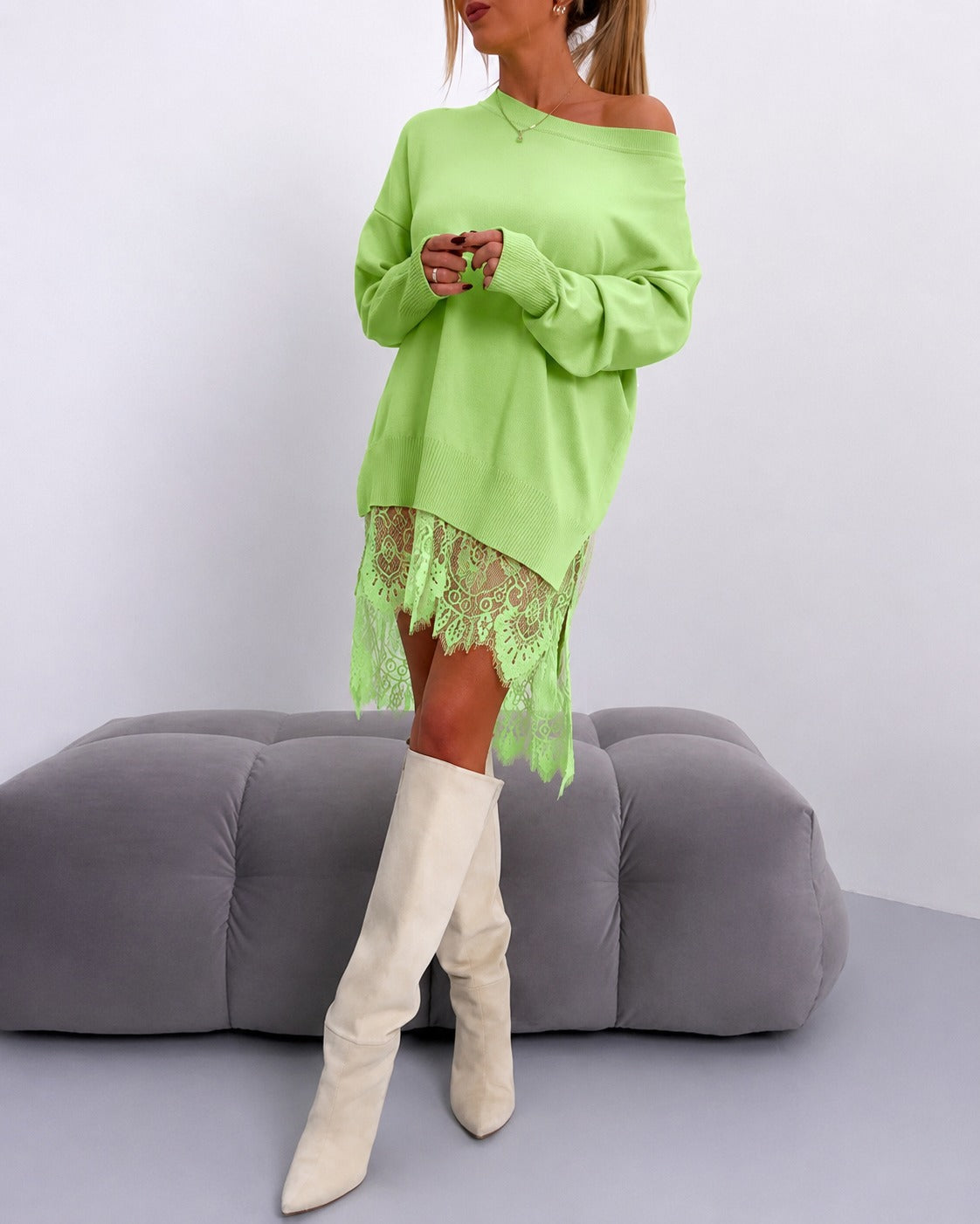 Eleanor - Schickes Kleid mit schulterfreiem Design