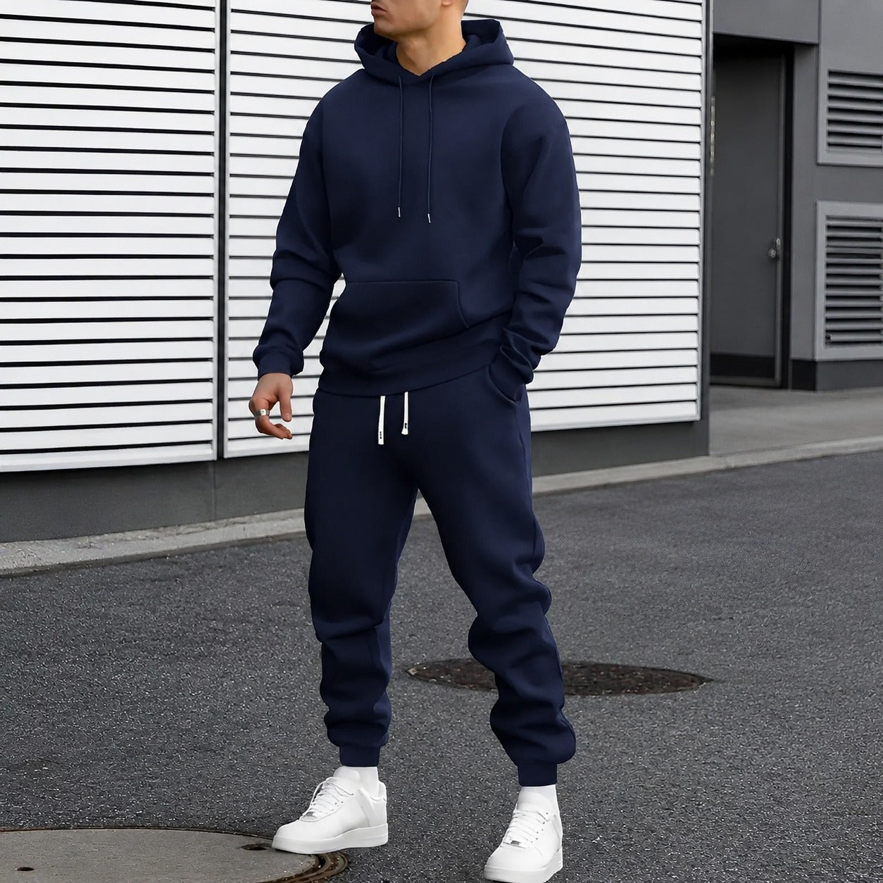 Arvel - Bequemes Hoodie-Trainingsanzug-Set für Herren