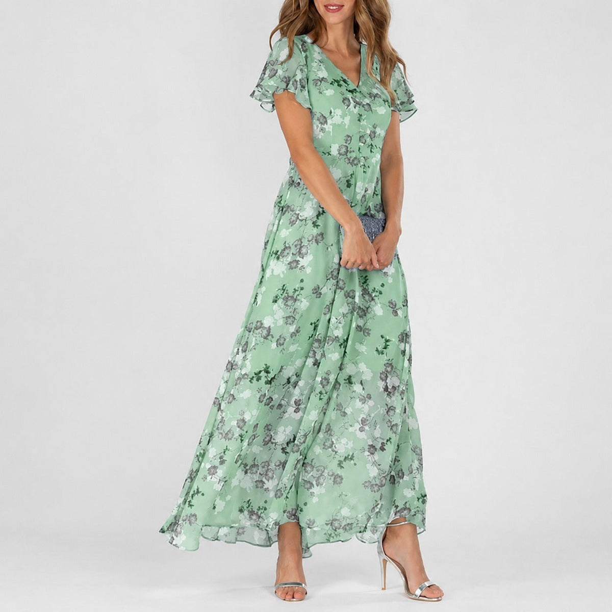Lea - Ein vielseitiges Midi-Kleid mit Blumenmuster für alle Anlässe