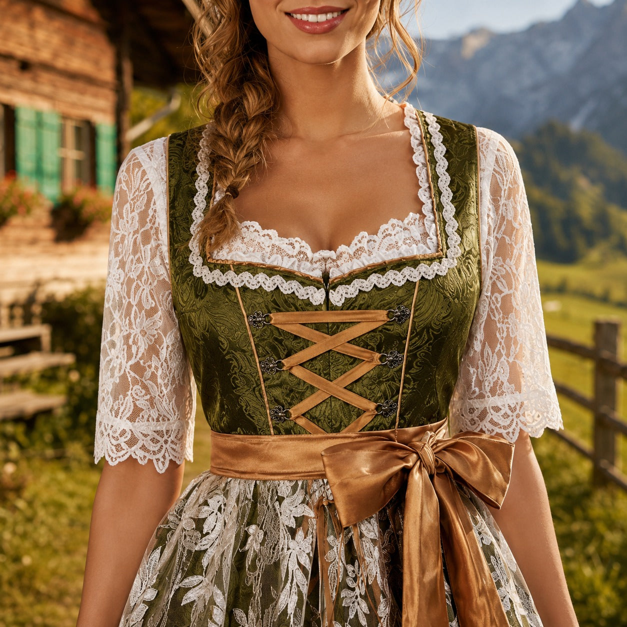 Nadia - Traditionell elegantes Oktoberfestkleid