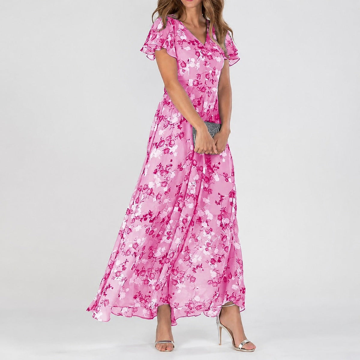 Lea - Ein vielseitiges Midi-Kleid mit Blumenmuster für alle Anlässe