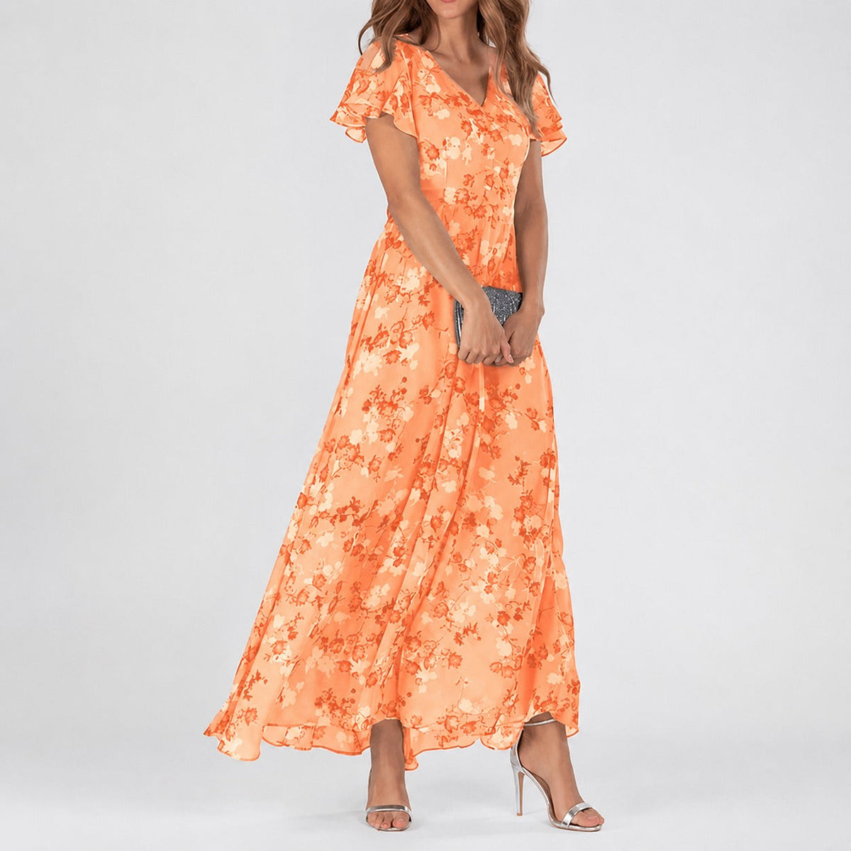 Lea - Ein vielseitiges Midi-Kleid mit Blumenmuster für alle Anlässe