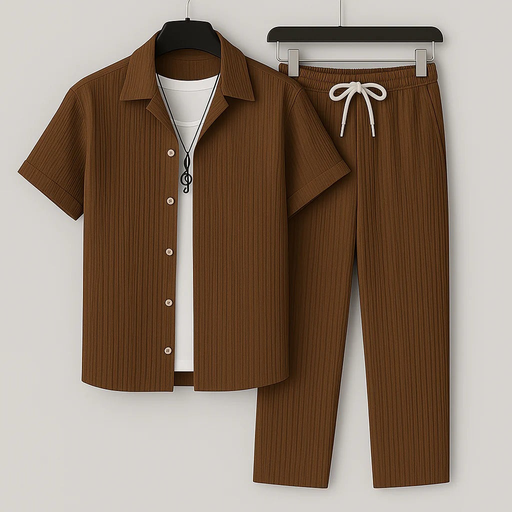 Kamil - Locker gestreiftes Set