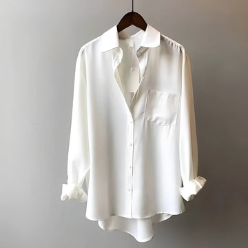 Hajra - Formelle Bluse mit Reverskragen