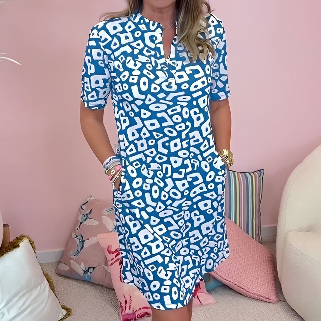 Emelia - Elegantes Kleid mit V-Ausschnitt