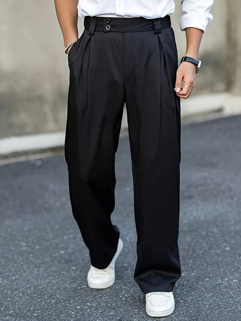 Barnes - Trendige Hose mit breitem Bein