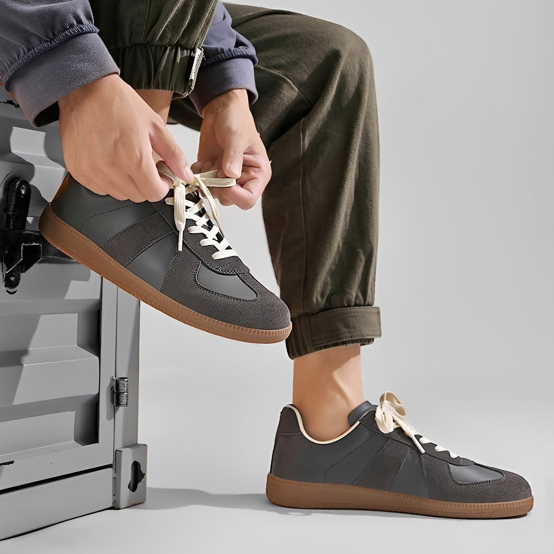 Gino - Bequeme Herrensneaker mit einer weichen, dicken Sohle