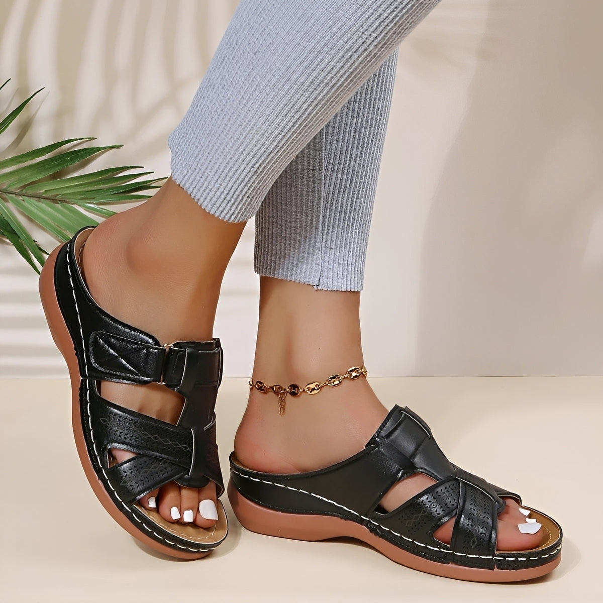 Elouise - Bequeme Sandalen mit verstellbaren Riemen