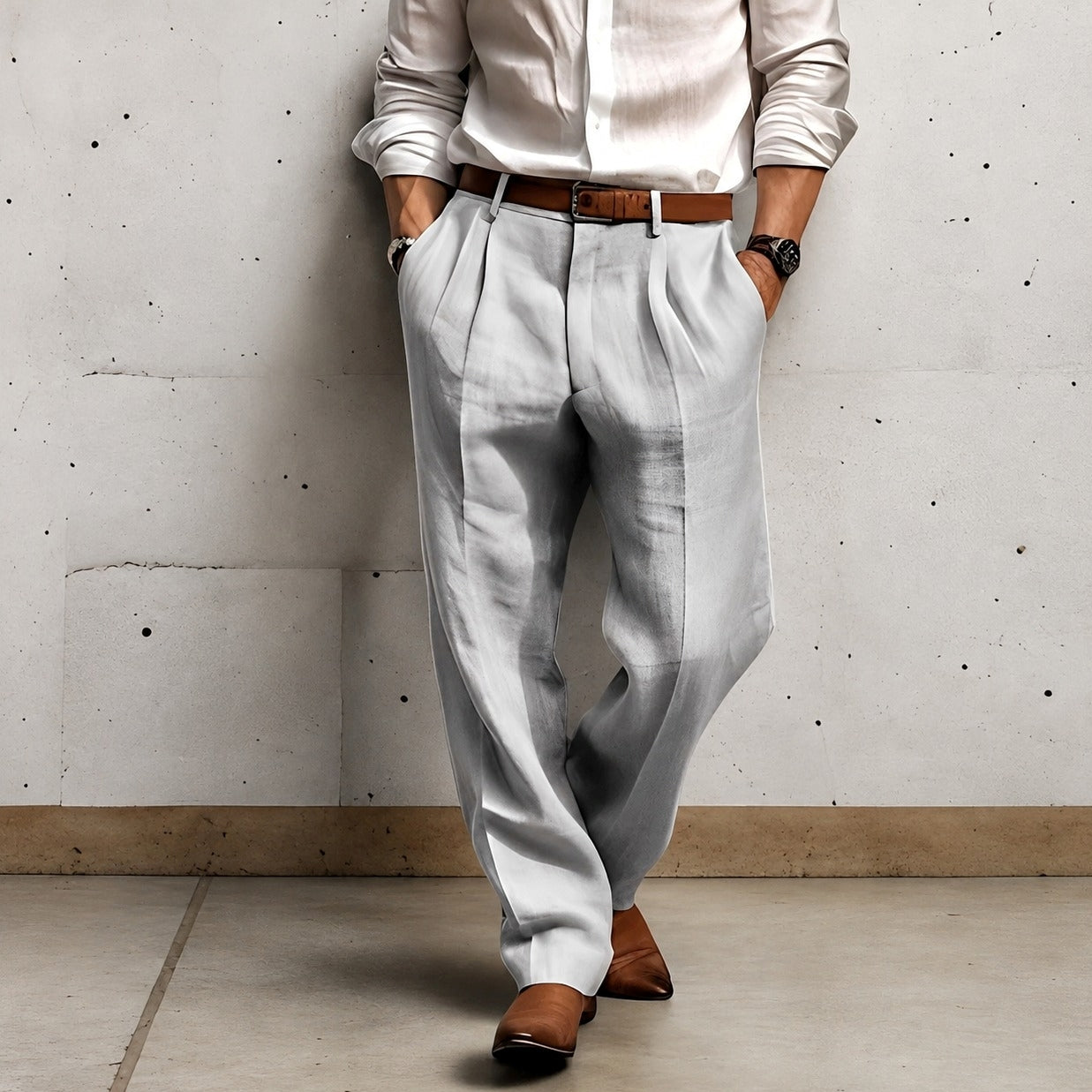 Aaden - Bequeme, weit geschnittene Herren-Hosen