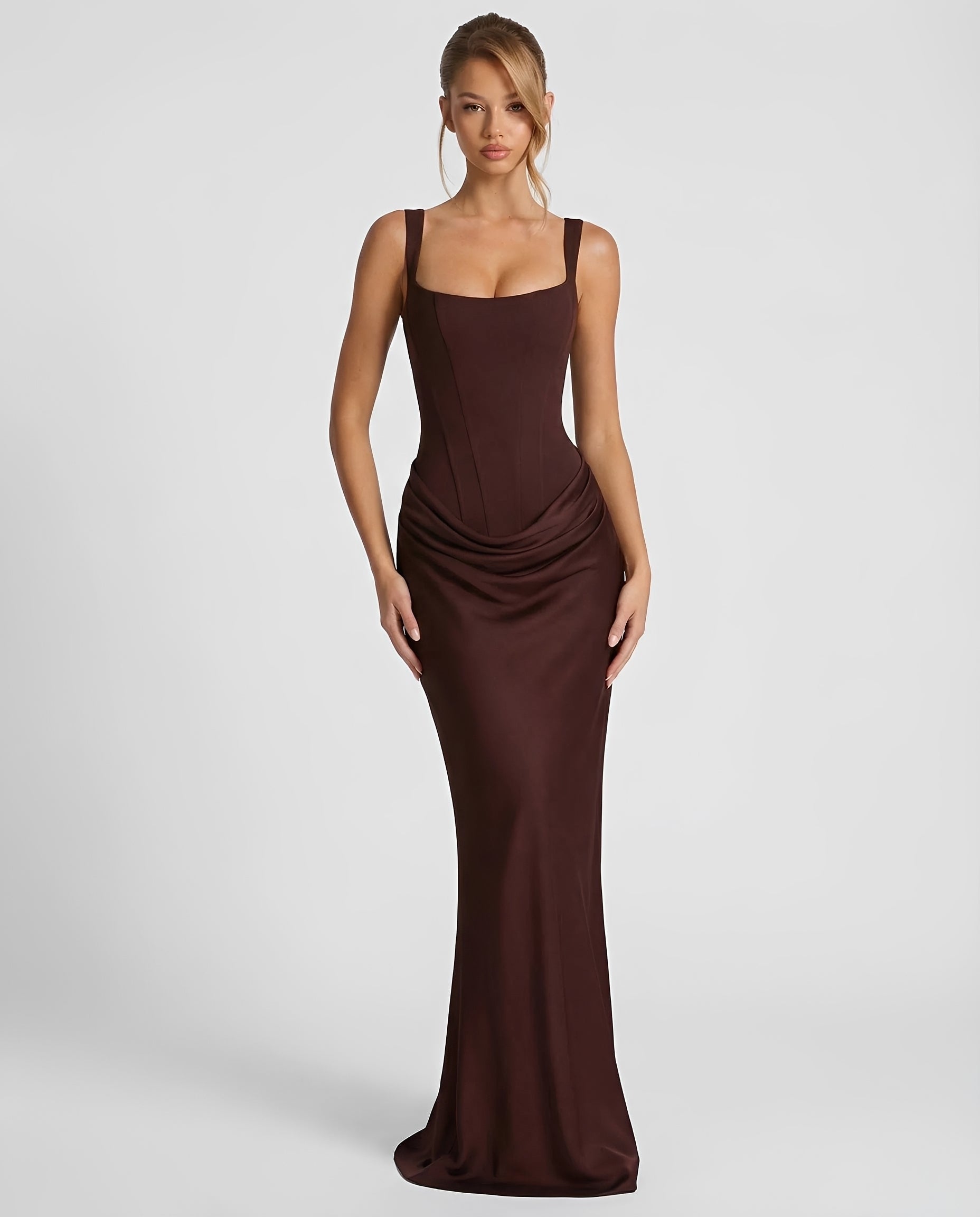 Dorsey - Elegantes Korsett-Maxikleid