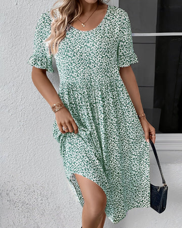 Michaela - Midikleid mit Blumenmuster