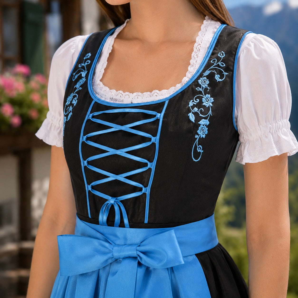 Gabriella - Einfaches Oktoberfest-Kleid