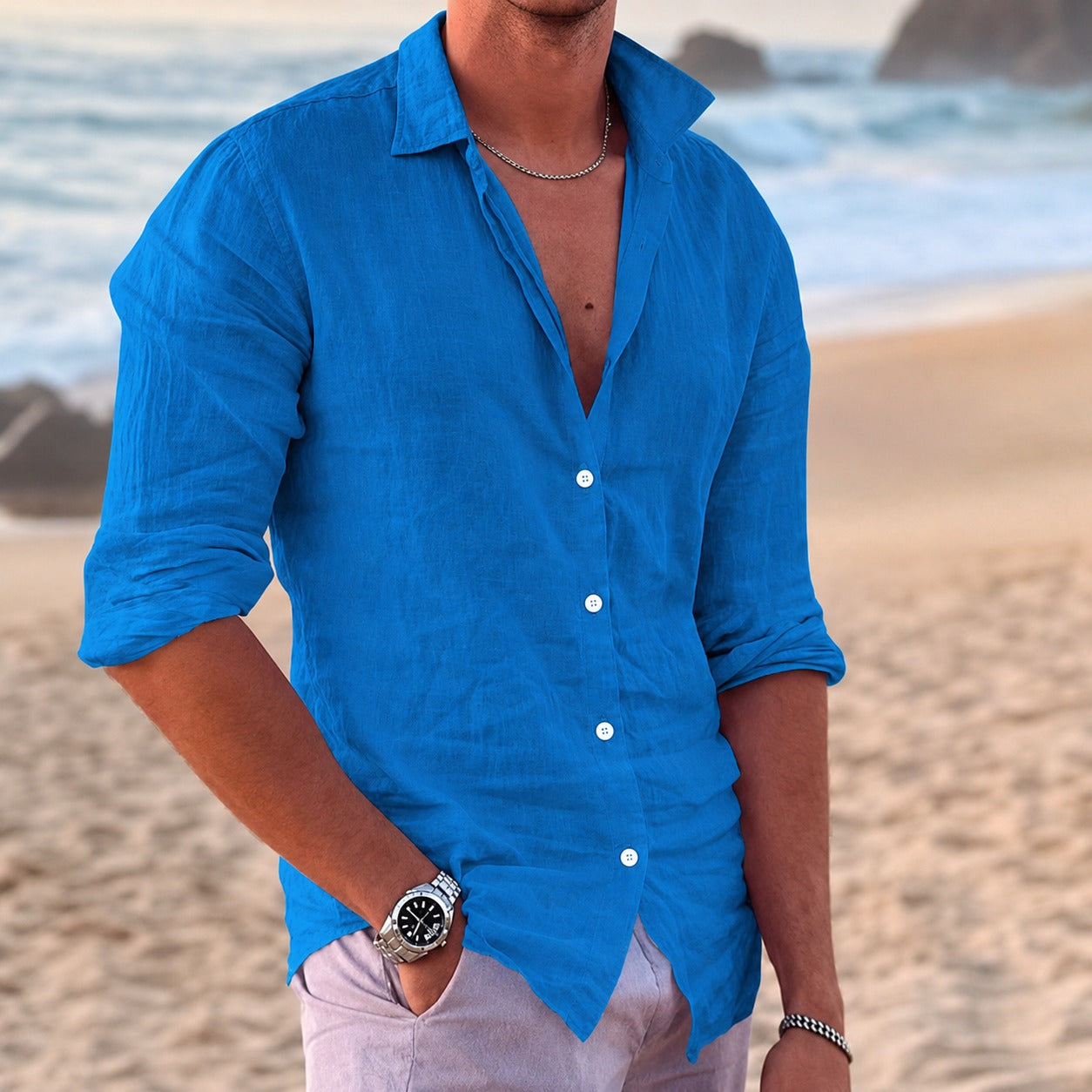 Anthony - Entspanntes Langarmshirt