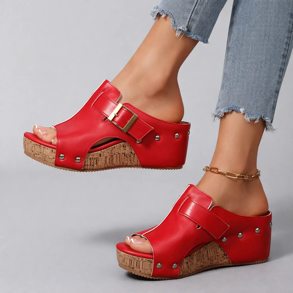 Albie - Stilvolle Plateau-Sandalen