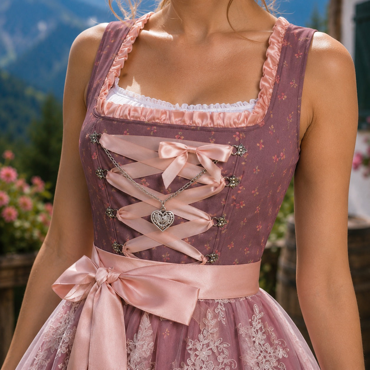 Emily - Komfortables festliches Oktoberfest-Kleid