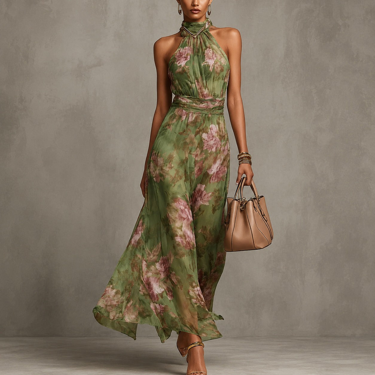Emelia - Elegantes Boho-Langkleid