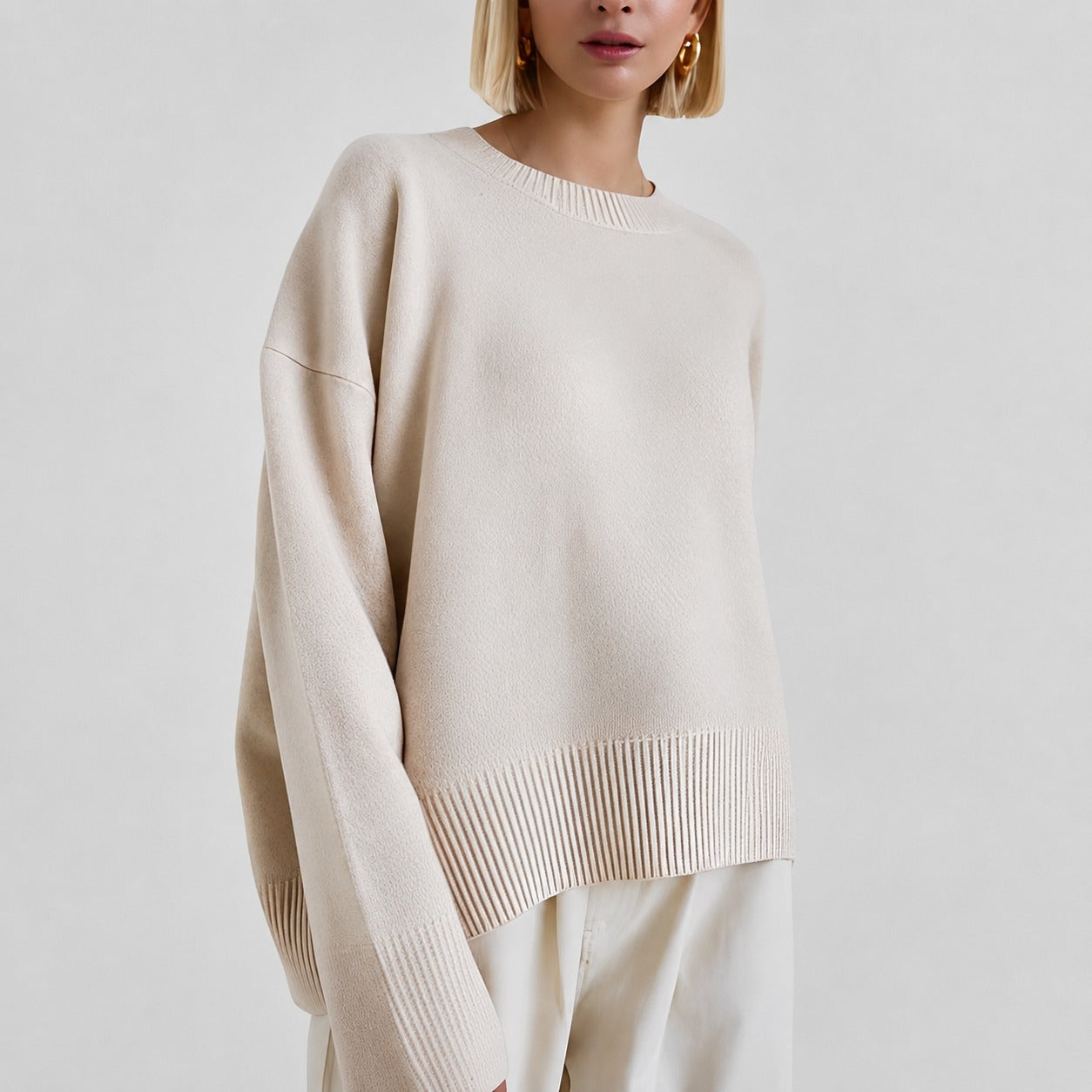 Pamella - Moderner Oversize-Pullover für Damen
