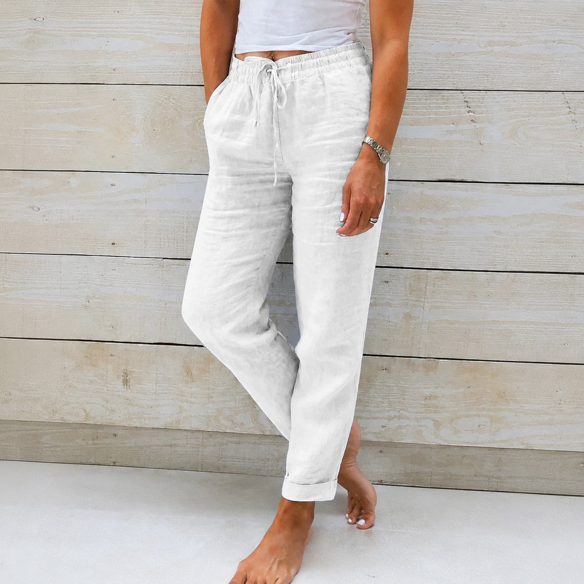Dyan - Damenhose mit Zugband für einen entspannten Stil