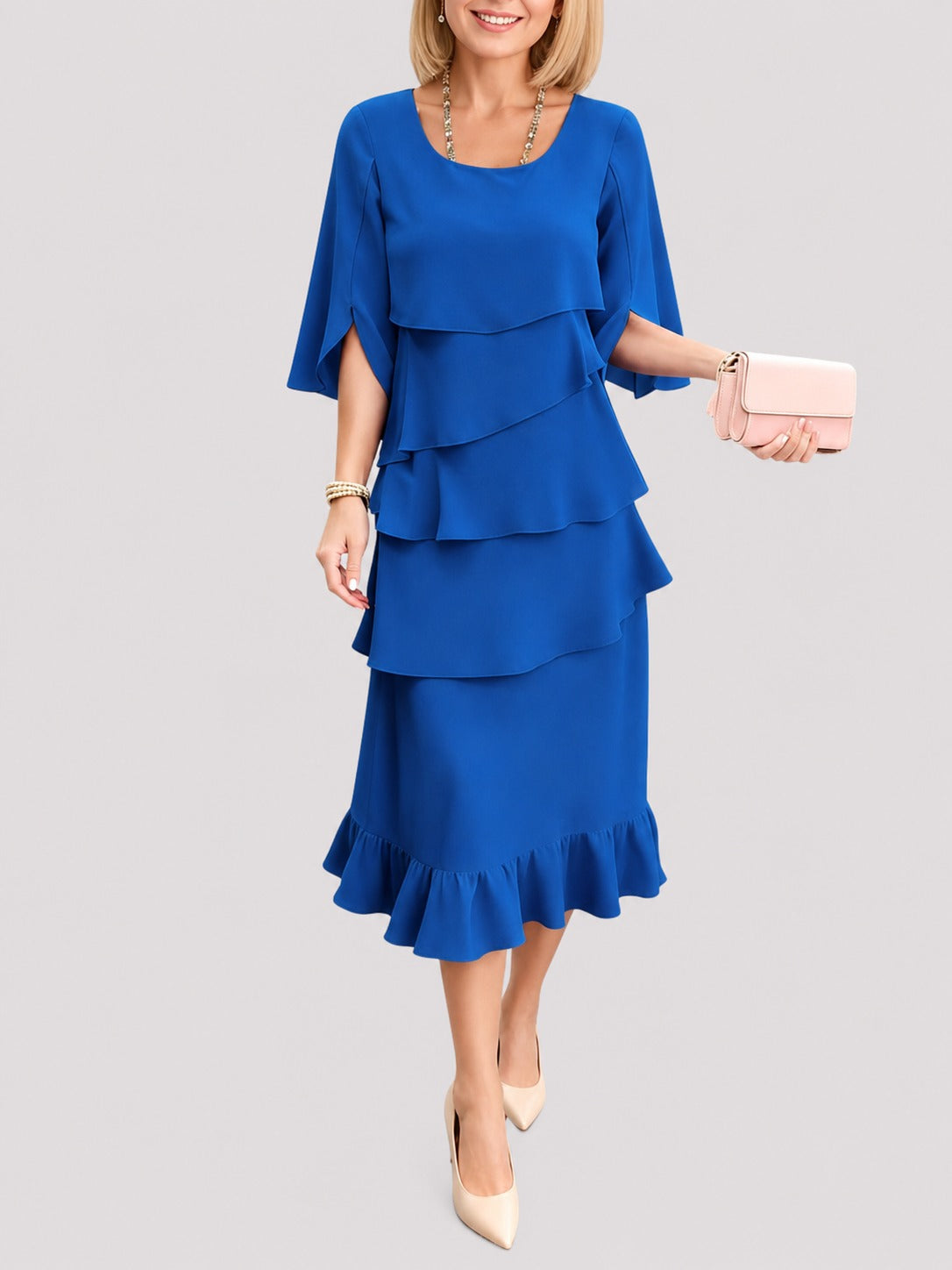 Elisa - Elegantes Kleid mit Lagen