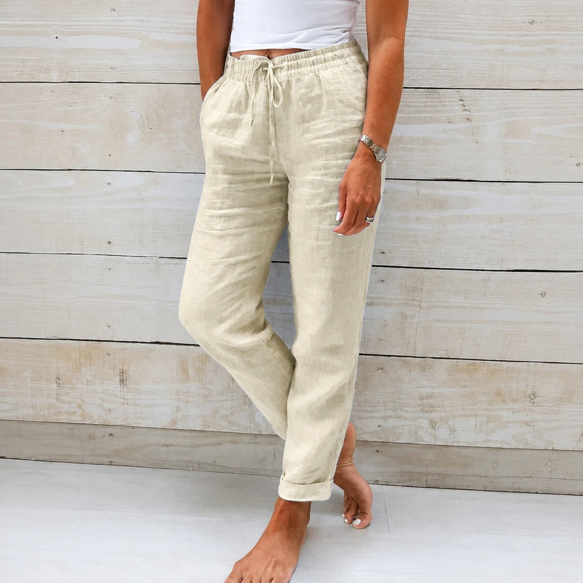 Dyan - Damenhose mit Zugband für einen entspannten Stil