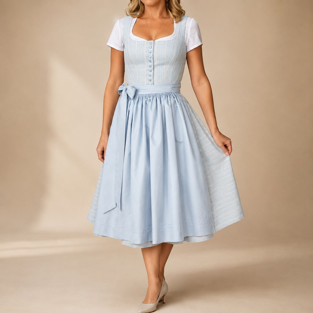 Cora - Klassisches Oktoberfestkleid mit Schleife