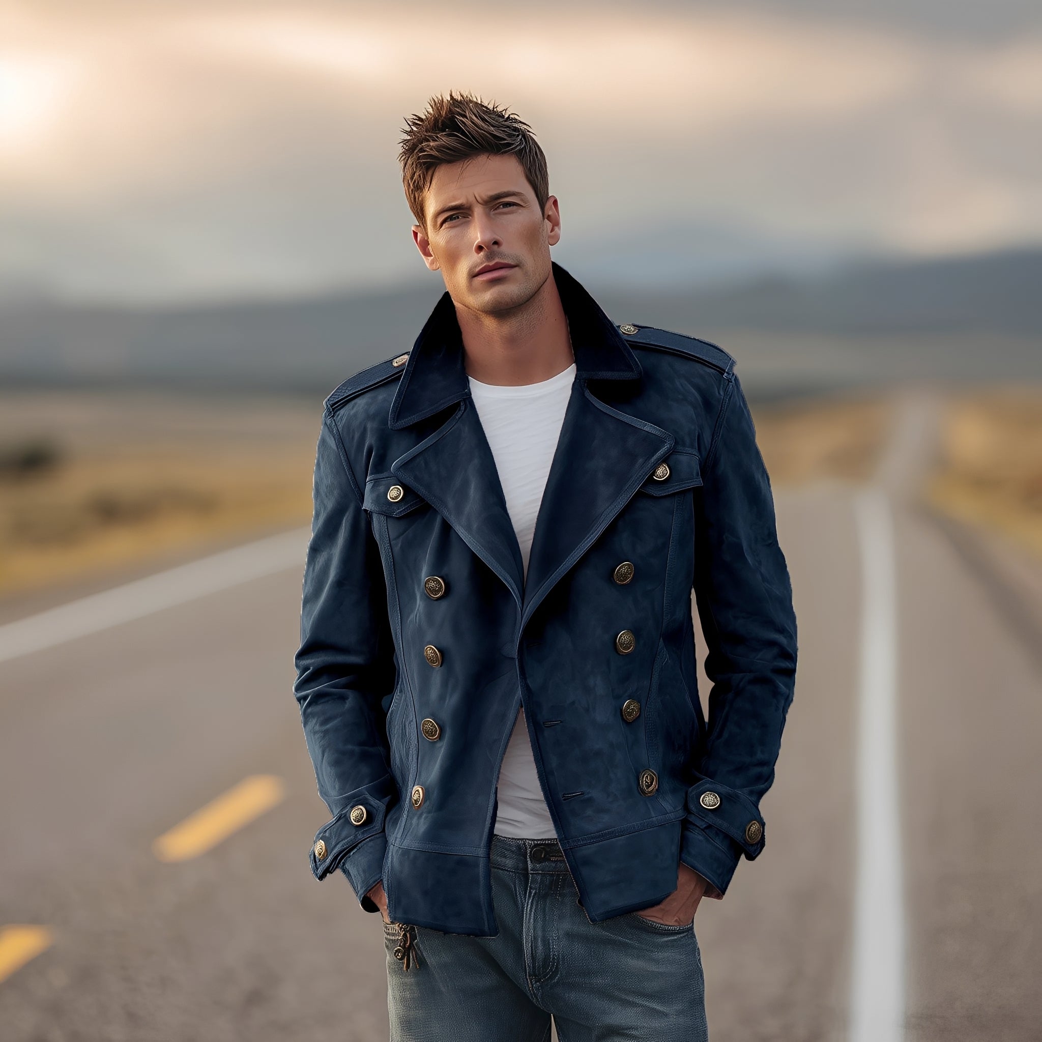 Marv - Schicke Zweireihige Jacke