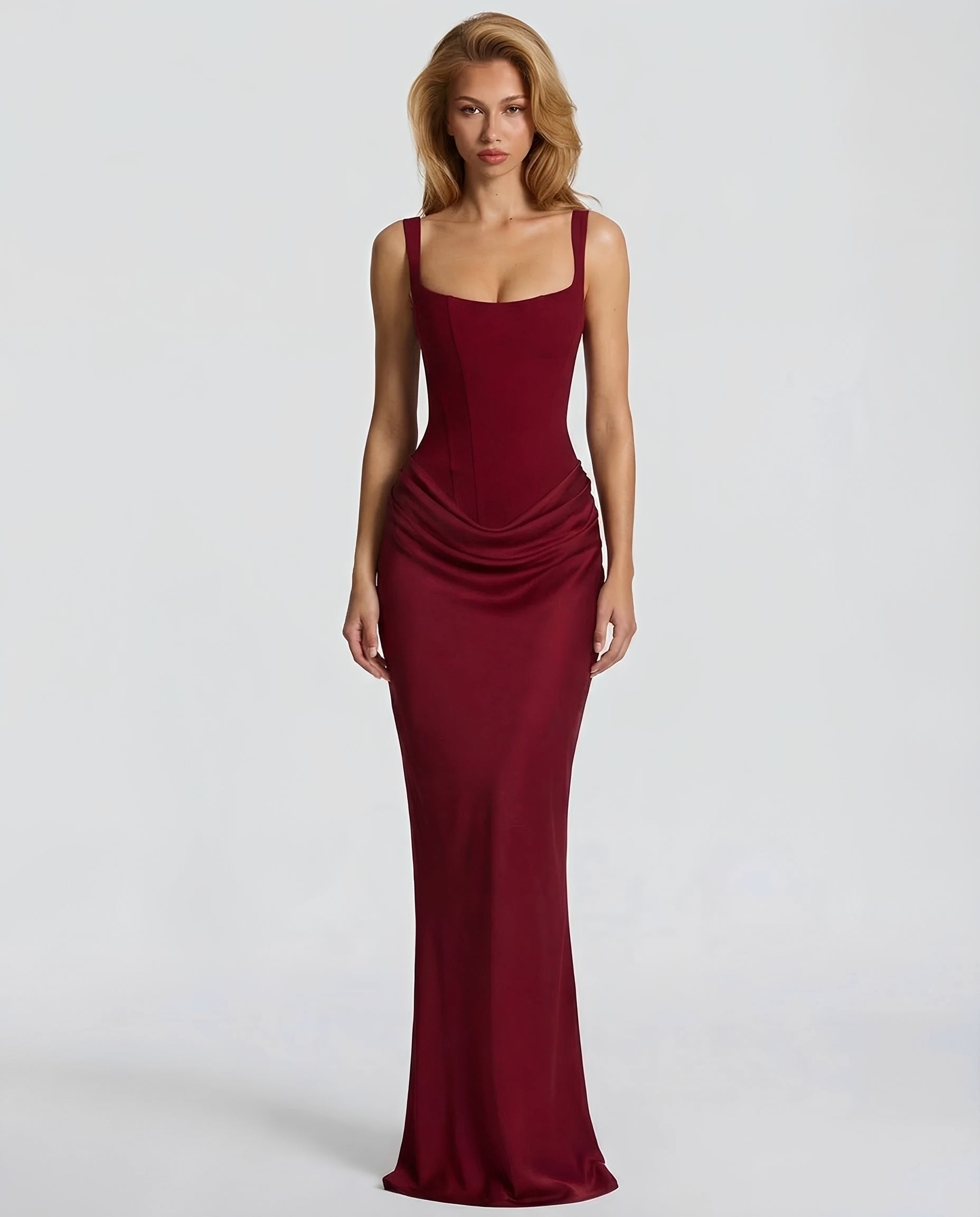 Dorsey - Elegantes Korsett-Maxikleid
