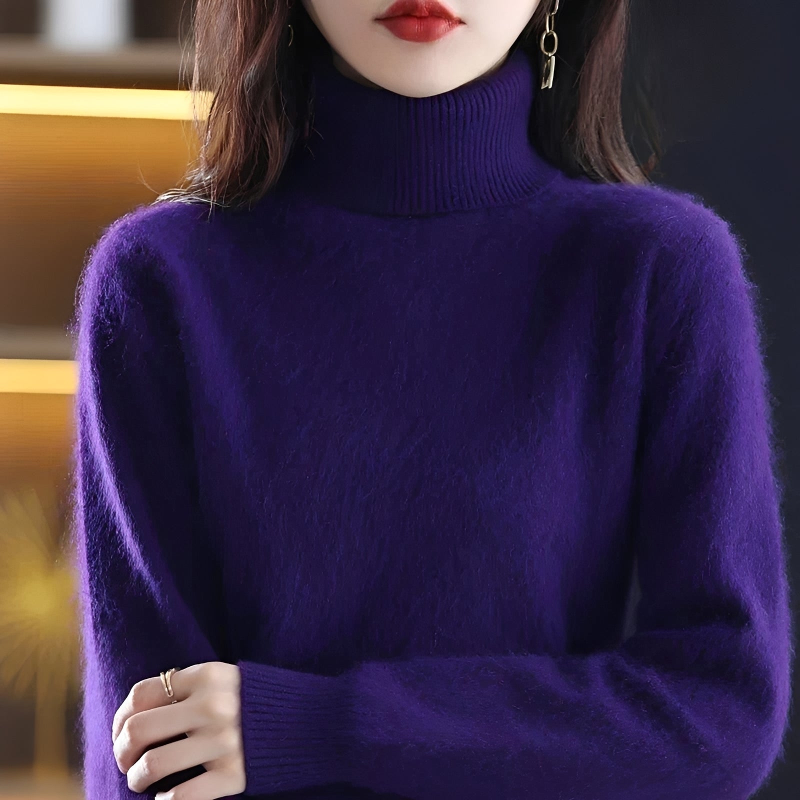 Letizia - Schicker Rollkragenpullover