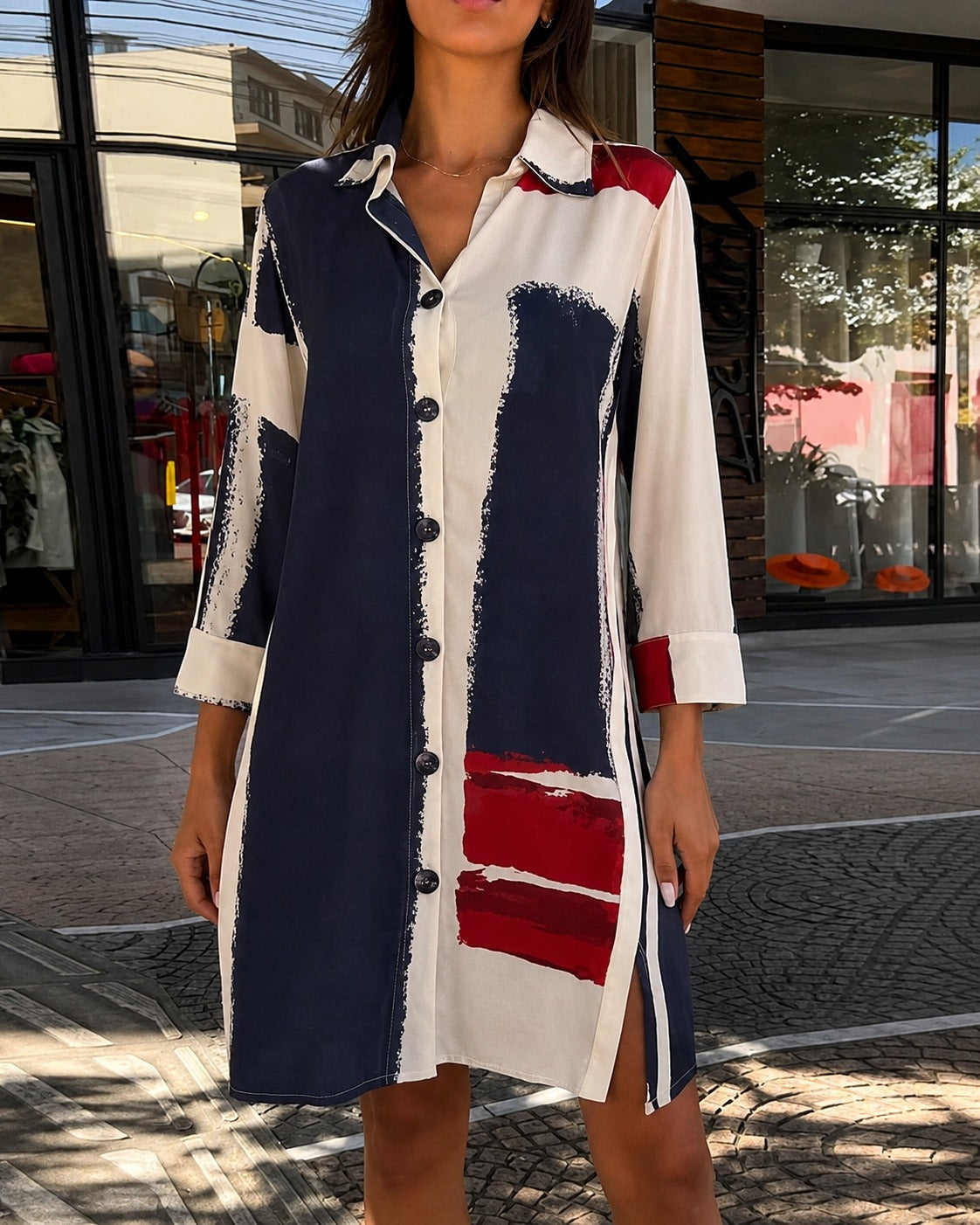 Alyssia - Elegantes Kleid mit Kragen