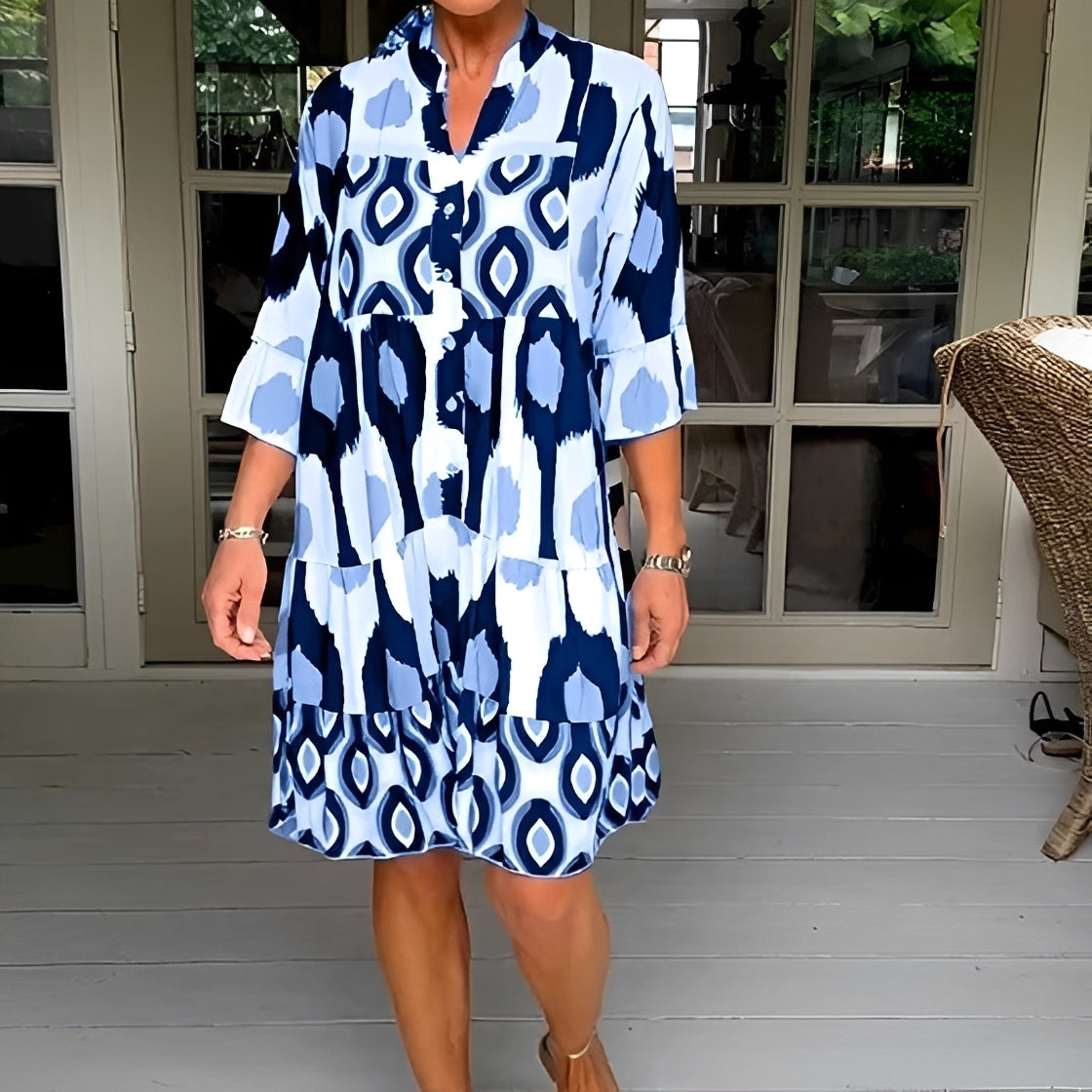 Katie - Stilvolles, legeres Kleid