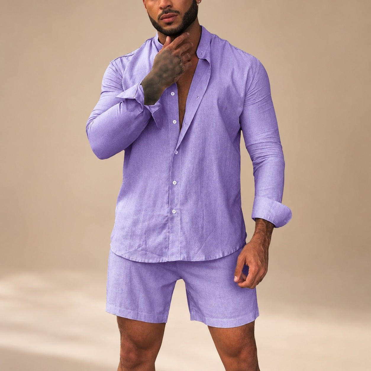 Diego - Lässiges Shirt-Shorts-Set