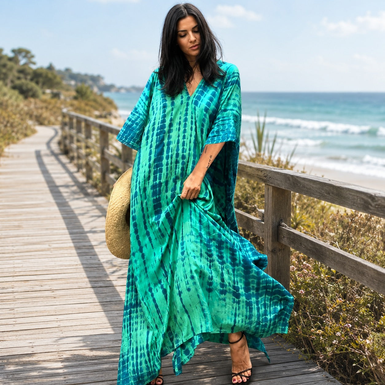 Emmy - Stilvolles Boho-Maxikleid