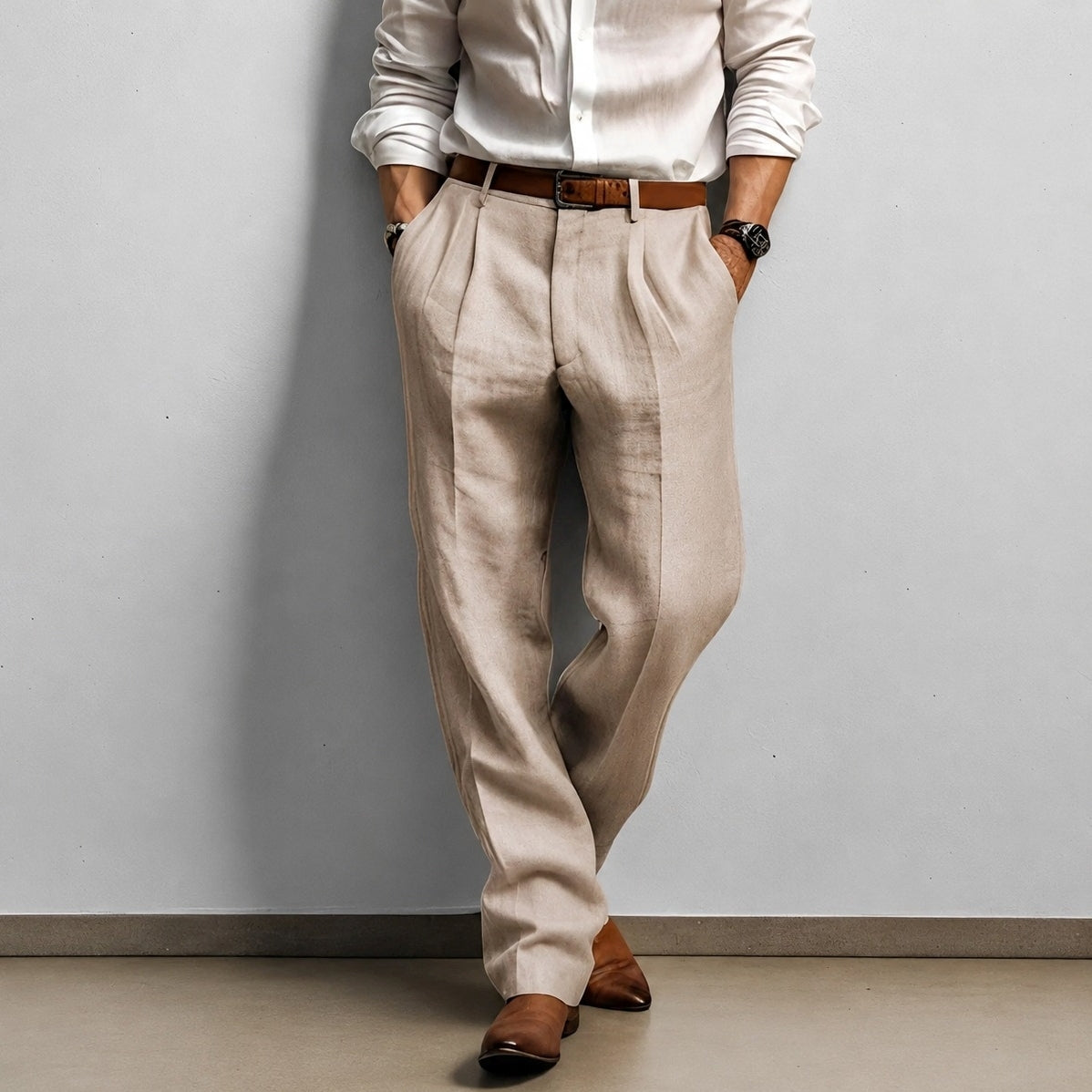 Aaden - Bequeme, weit geschnittene Herren-Hosen