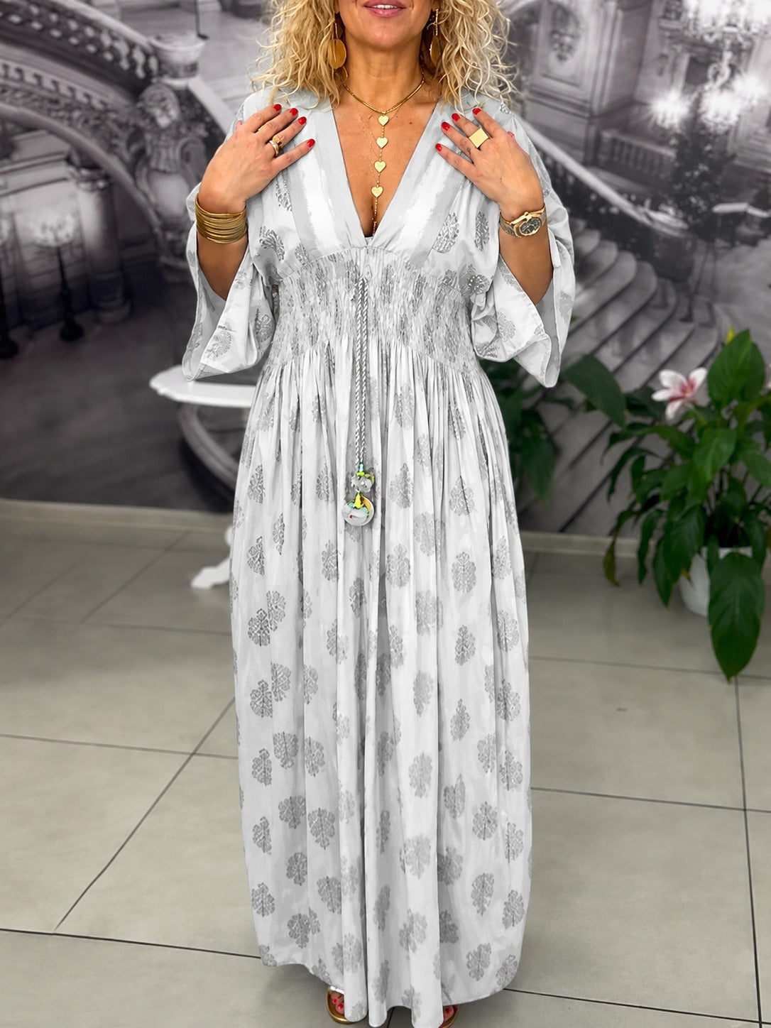 Leonie - Elegantes, lockeres Maxi-Kleid