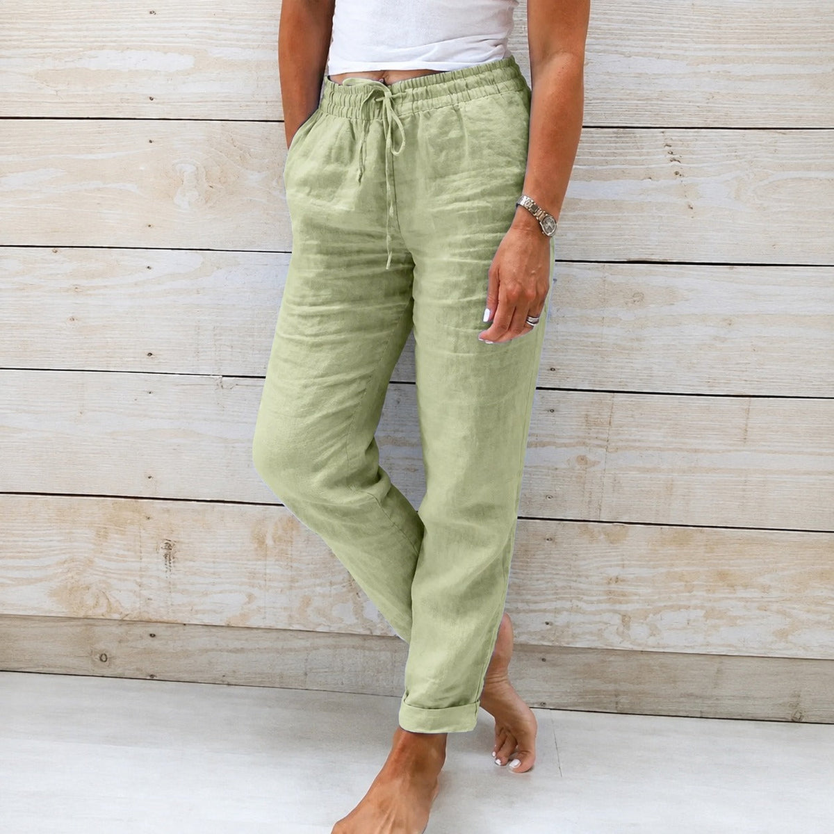 Dyan - Damenhose mit Zugband für einen entspannten Stil