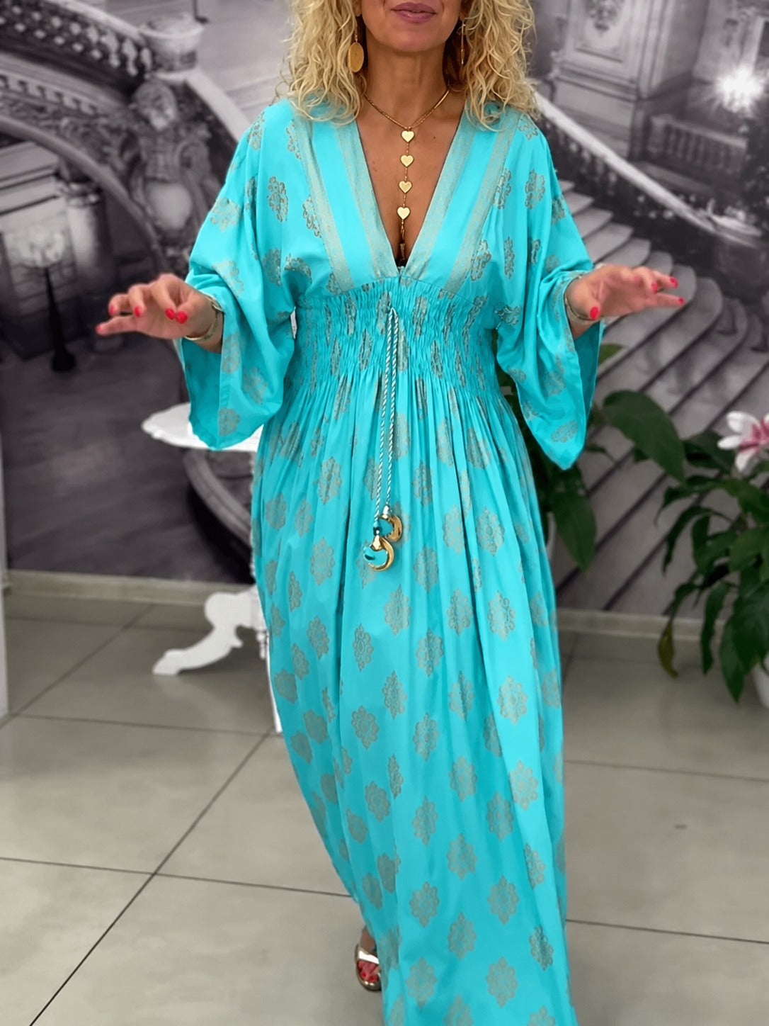 Leonie - Elegantes, lockeres Maxi-Kleid