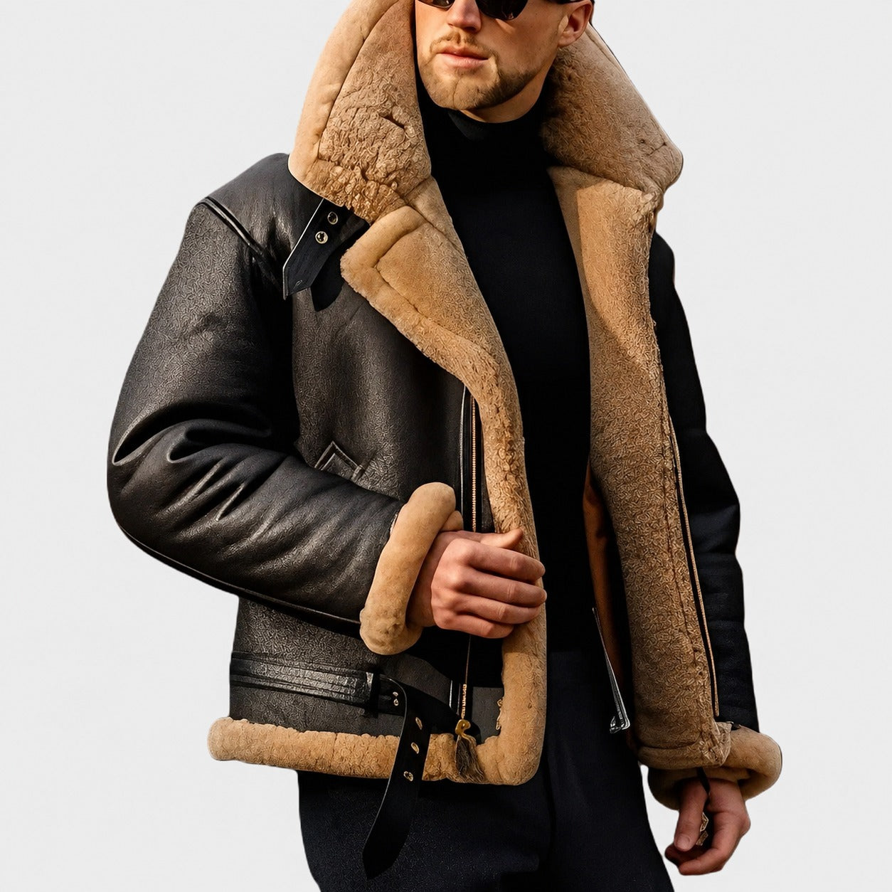 Jeffrey - Elegante Herrenjacke mit wärmendem Innenfutter