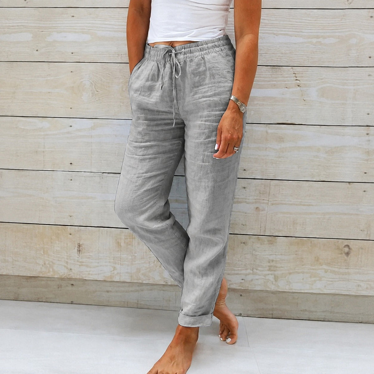 Dyan - Damenhose mit Zugband für einen entspannten Stil