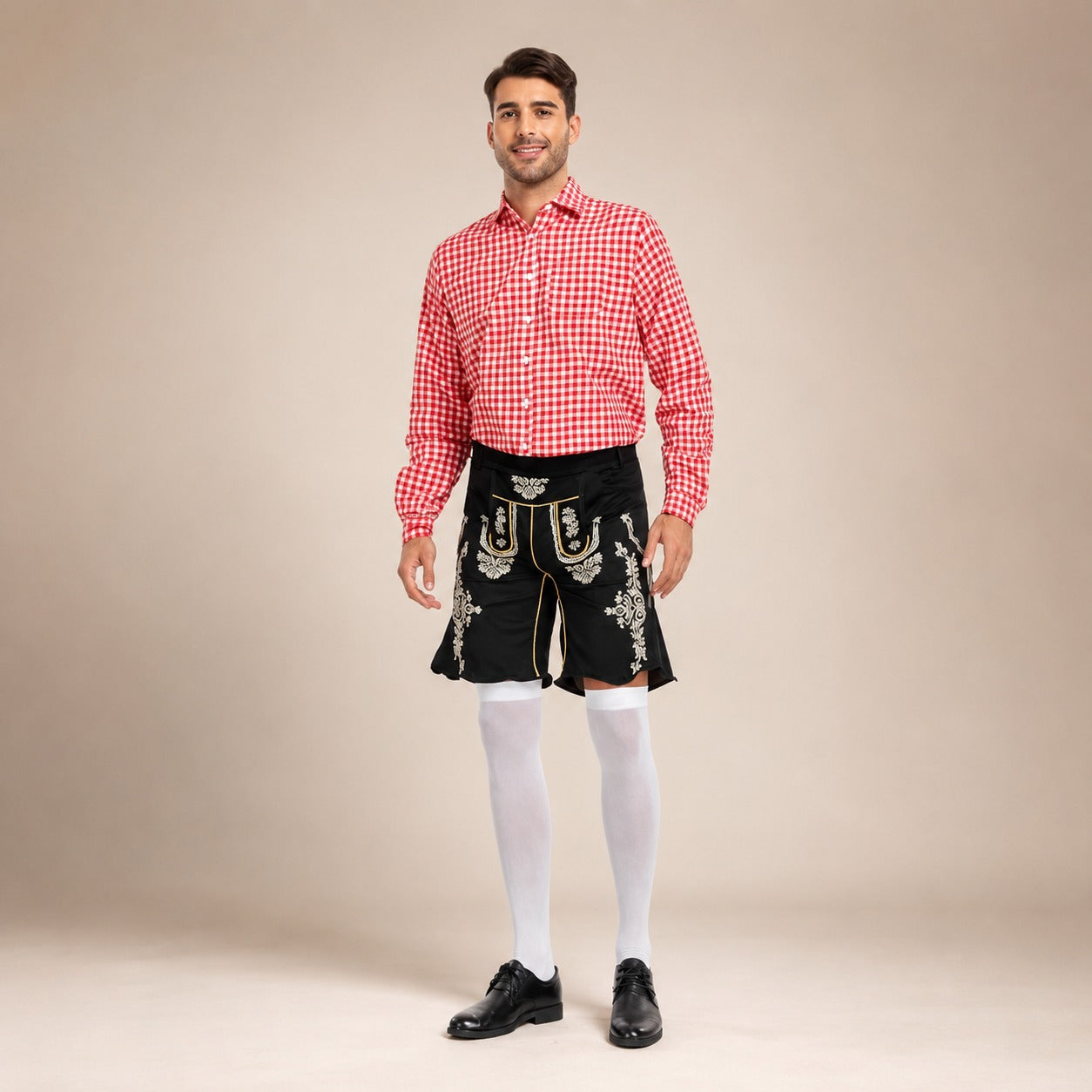 Alexis - Modisches kariertes Hemd für das Oktoberfest