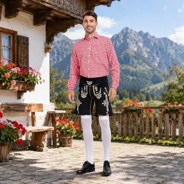 Alexis - Modisches kariertes Hemd für das Oktoberfest