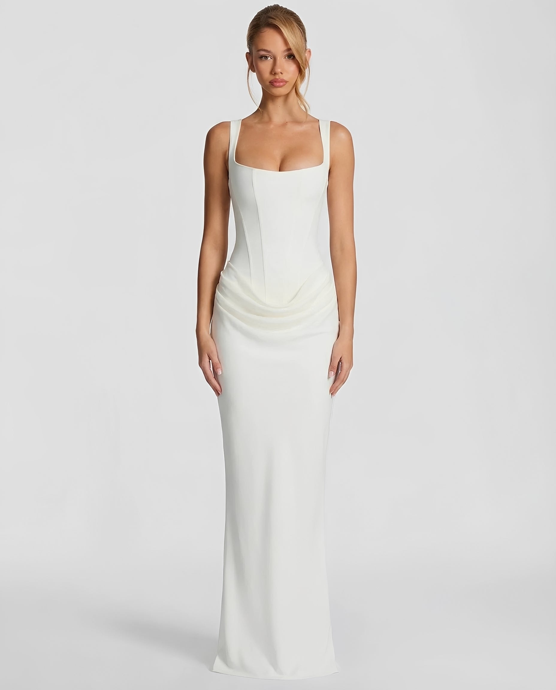 Dorsey - Elegantes Korsett-Maxikleid